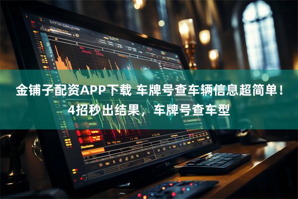 金铺子配资APP下载 车牌号查车辆信息超简单！4招秒出结果，车牌号查车型